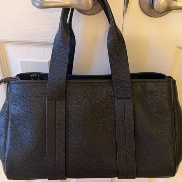 Michael Kors Romee Small Pebbled Leather Tote Bag Black + Wallet - Picture 2 of 6